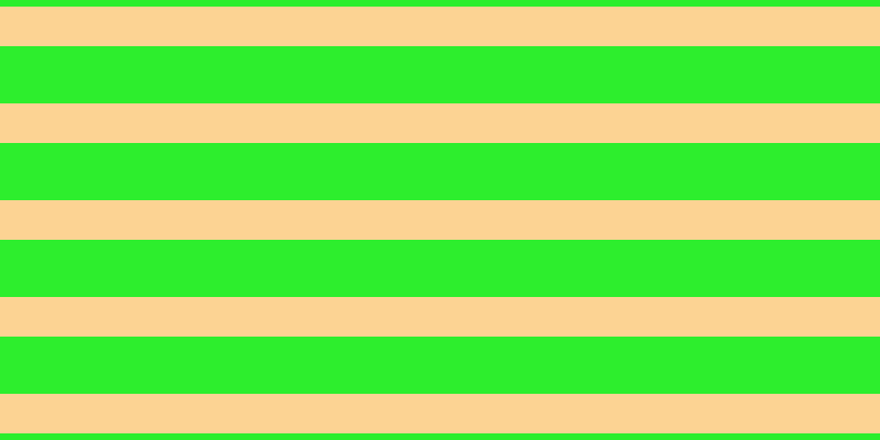 #2dee2d, #fcd393 horizontal lines, thirty-six pixels wide, fifty-two pixels apart