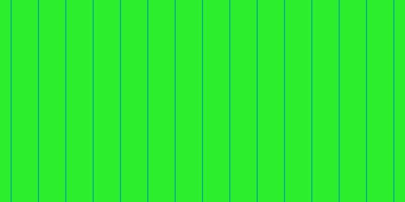 #2dee2d, #04a393 vertical lines, two pixels wide, fifty-two pixels apart