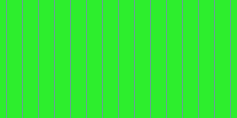 #2dee2d, #67a393 vertical lines, two pixels wide, fifty-two pixels apart