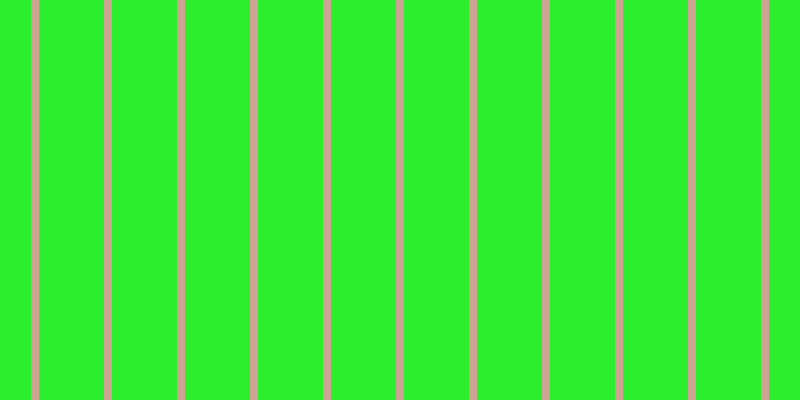 #2dee2d, #caa393 vertical lines, eight pixels wide, sixty-five pixels apart