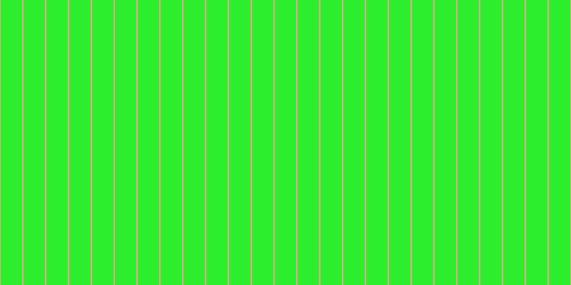 #2dee2d, #eba393 vertical lines, two pixels wide, thirty pixels apart
