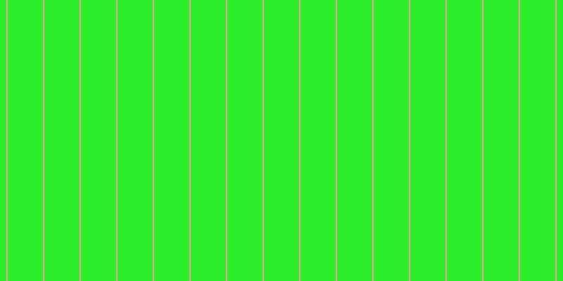 #2dee2d, #eba393 vertical lines, two pixels wide, fifty pixels apart