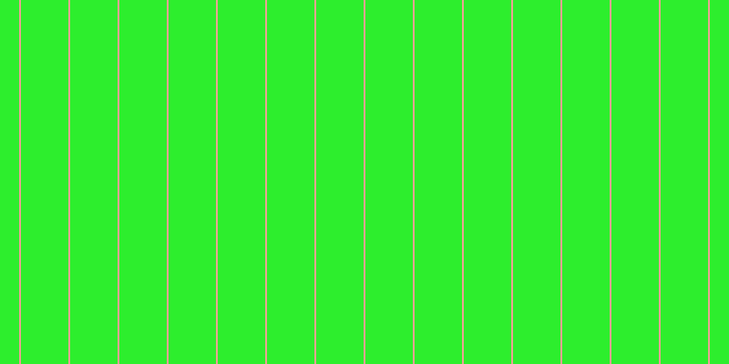 #2dee2d, #eba393 vertical lines, two pixels wide, fifty-two pixels apart