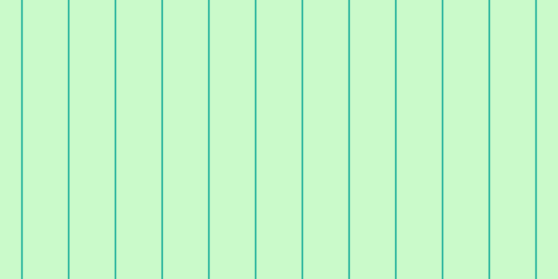 #2dee2d (25%), #04a393 vertical lines, two pixels wide, sixty-five pixels apart