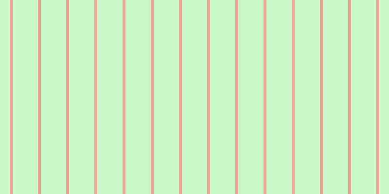 #2dee2d (25%), #eba393 vertical lines, six pixels wide, fifty-two pixels apart