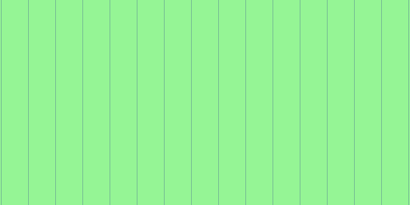 #2dee2d (50%), #67a393 vertical lines, one pixels wide, fifty-two pixels apart