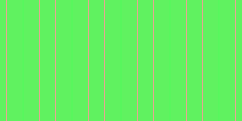 #2dee2d (75%), #eba393 vertical lines, two pixels wide, fifty-two pixels apart