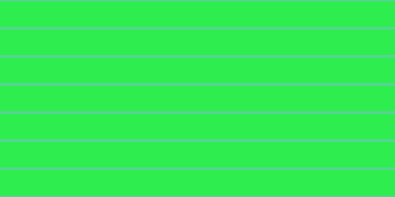 #2dee4e, #57d393 horizontal lines, five pixels wide, fifty-two pixels apart