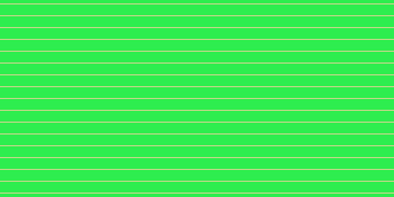 #2dee4e, #dbd393 horizontal lines, two pixels wide, twenty-two pixels apart