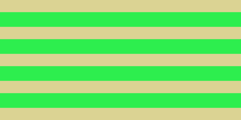 #2dee4e, #dbd393 horizontal lines, forty-one pixels wide, forty-nine pixels apart