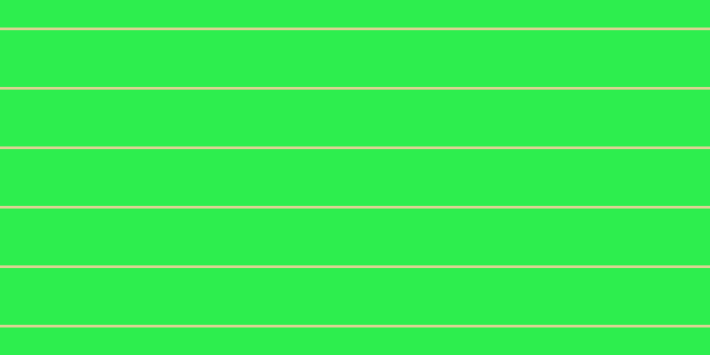 #2dee4e, #dbd393 horizontal lines, three pixels wide, sixty-four pixels apart