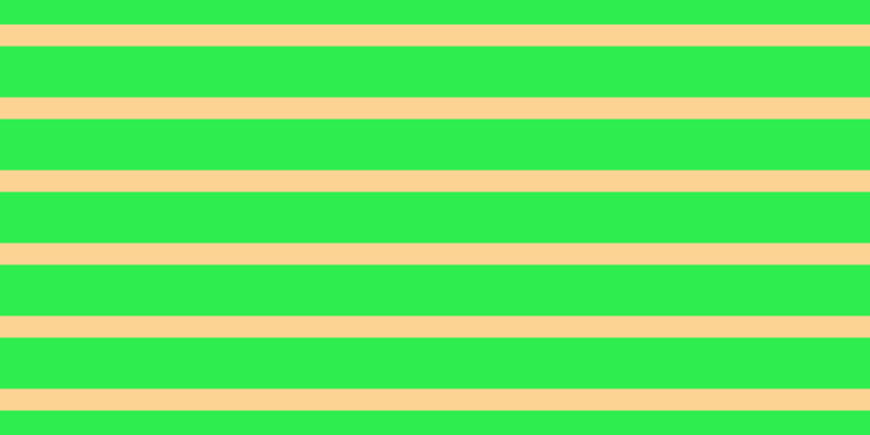 #2dee4e, #fcd393 horizontal lines, twenty pixels wide, forty-seven pixels apart