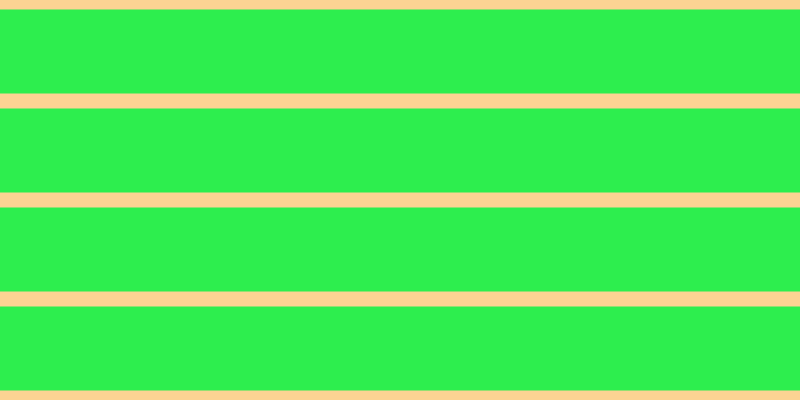 #2dee4e, #fcd393 horizontal lines, fifteen pixels wide, eighty-four pixels apart