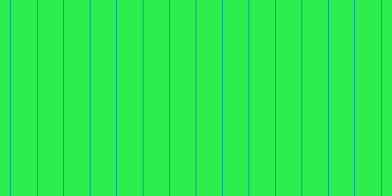 #2dee4e, #04a393 vertical lines, two pixels wide, fifty-two pixels apart