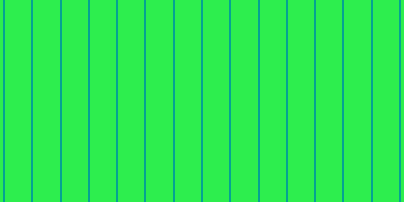 #2dee4e, #04a393 vertical lines, four pixels wide, fifty-two pixels apart