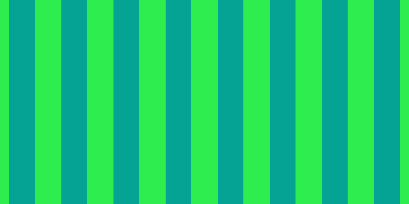 #2dee4e, #04a393 vertical lines, fifty pixels wide, fifty-two pixels apart