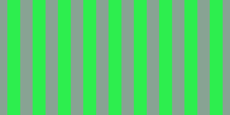 #2dee4e, #88a393 vertical lines, forty-three pixels wide, forty-five pixels apart