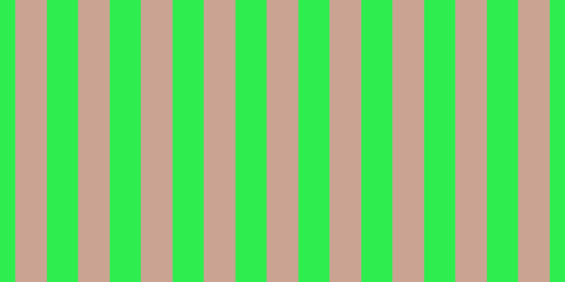 #2dee4e, #caa393 vertical lines, forty-five pixels wide, forty-four pixels apart