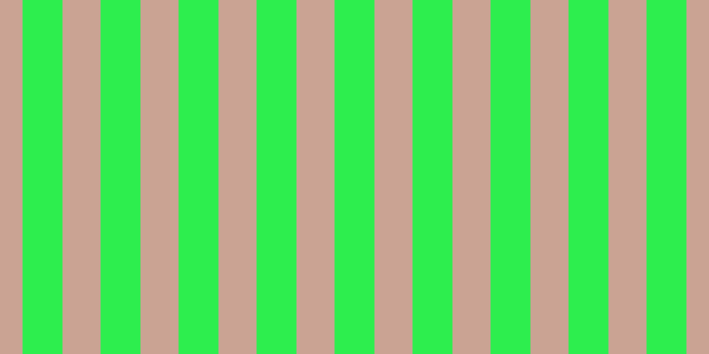 #2dee4e, #caa393 vertical lines, forty-three pixels wide, forty-five pixels apart