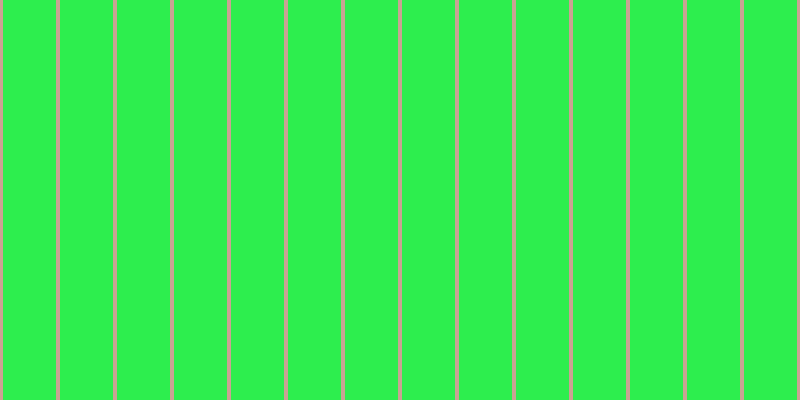 #2dee4e, #caa393 vertical lines, four pixels wide, fifty-three pixels apart