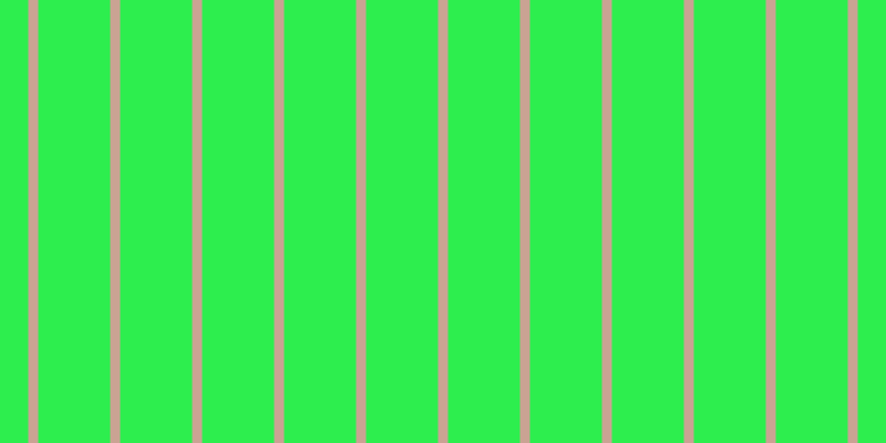 #2dee4e, #caa393 vertical lines, nine pixels wide, sixty-five pixels apart