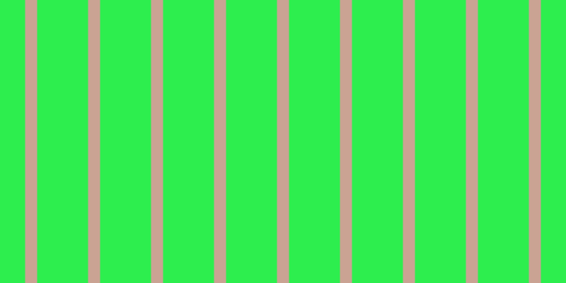 #2dee4e, #caa393 vertical lines, seventeen pixels wide, seventy-two pixels apart