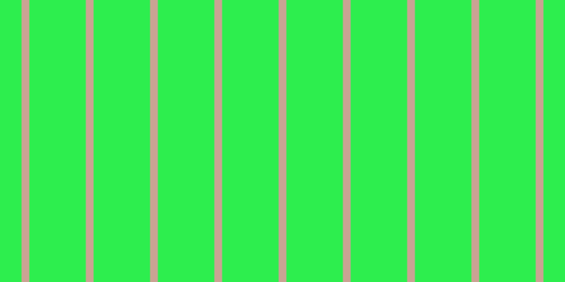 #2dee4e, #caa393 vertical lines, eleven pixels wide, eighty pixels apart