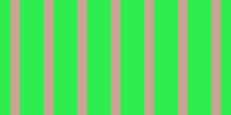 #2dee4e, #caa393 vertical lines, thirty-three pixels wide, eighty-three pixels apart