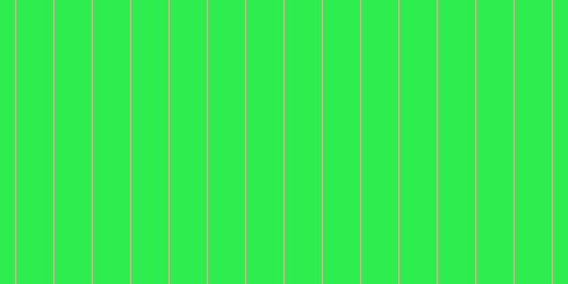 #2dee4e, #eba393 vertical lines, two pixels wide, fifty-two pixels apart