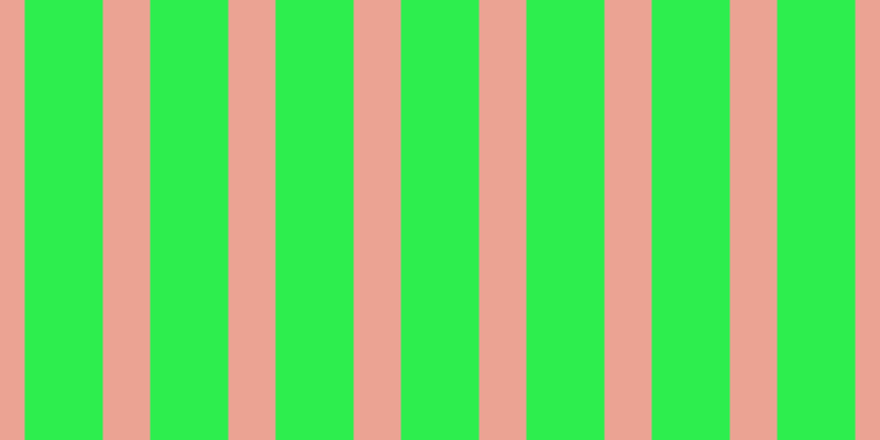 #2dee4e, #eba393 vertical lines, forty-three pixels wide, seventy-one pixels apart