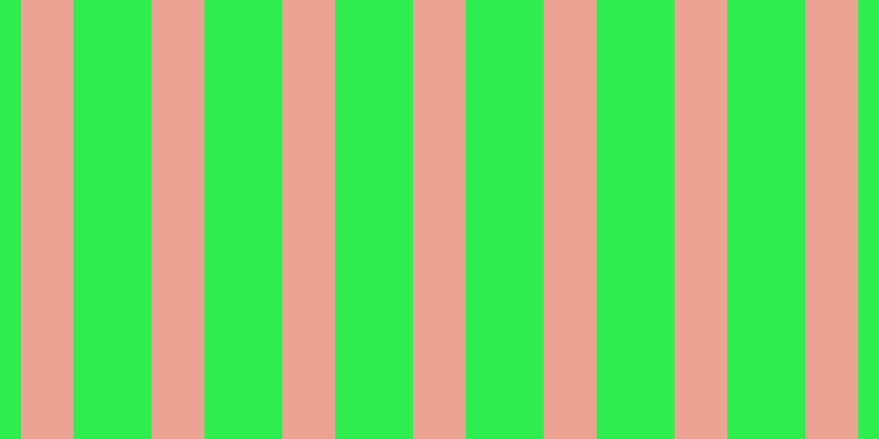 #2dee4e, #eba393 vertical lines, forty-eight pixels wide, seventy-one pixels apart