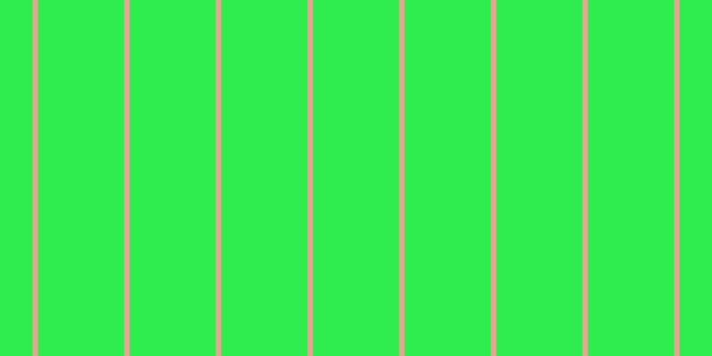 #2dee4e, #eba393 vertical lines, six pixels wide, ninety-seven pixels apart