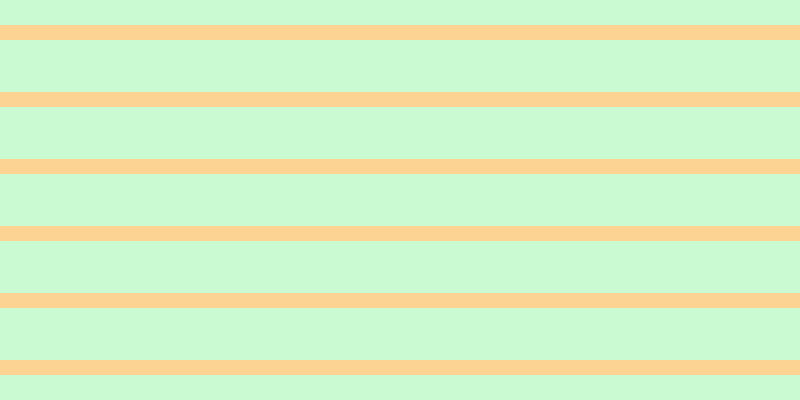 #2dee4e (25%), #fcd393 horizontal lines, fifteen pixels wide, fifty-two pixels apart