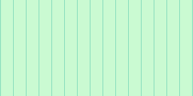 #2dee4e (25%), #04a393 vertical lines, one pixels wide, fifty-two pixels apart