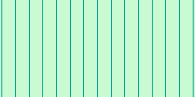 #2dee4e (25%), #04a393 vertical lines, four pixels wide, fifty-two pixels apart