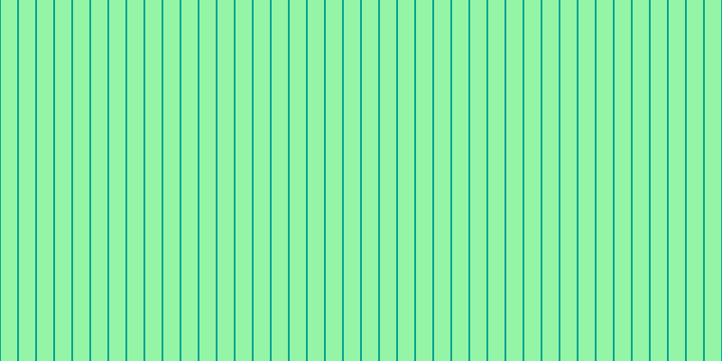 #2dee4e (50%), #04a393 vertical lines, two pixels wide, eighteen pixels apart