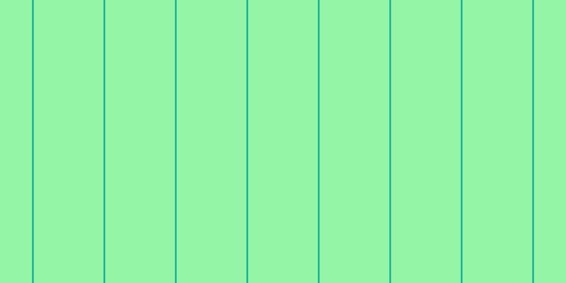 #2dee4e (50%), #04a393 vertical lines, two pixels wide, ninety-nine pixels apart