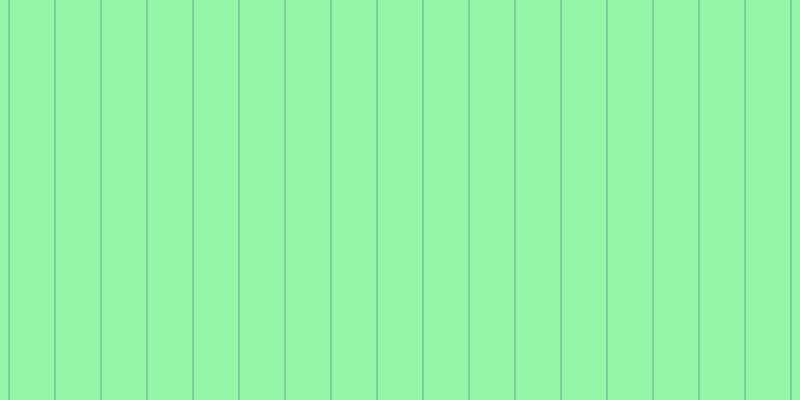 #2dee4e (50%), #67a393 vertical lines, one pixels wide, forty-five pixels apart