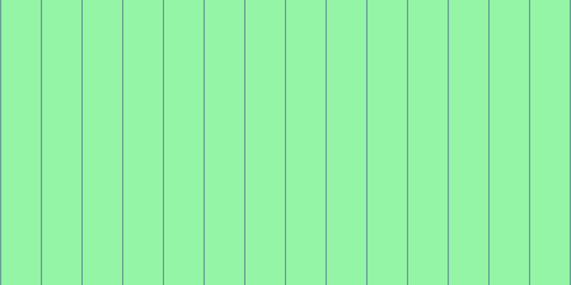 #2dee4e (50%), #67a393 vertical lines, two pixels wide, fifty-five pixels apart