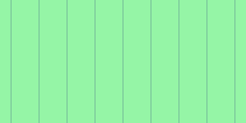 #2dee4e (50%), #67a393 vertical lines, two pixels wide, eighty-nine pixels apart