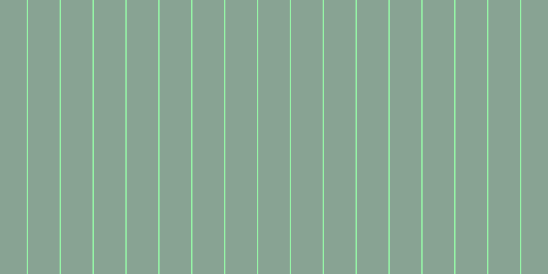 #2dee4e (50%), #88a393 vertical lines, forty-six pixels wide, two pixels apart