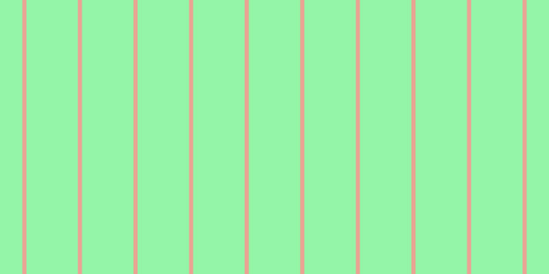 #2dee4e (50%), #eba393 vertical lines, six pixels wide, seventy-five pixels apart