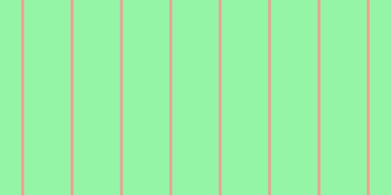 #2dee4e (50%), #eba393 vertical lines, six pixels wide, ninety-five pixels apart