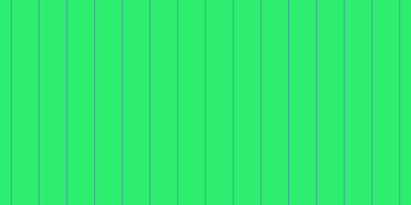 #2dee6f, #46a393 vertical lines, two pixels wide, fifty-two pixels apart