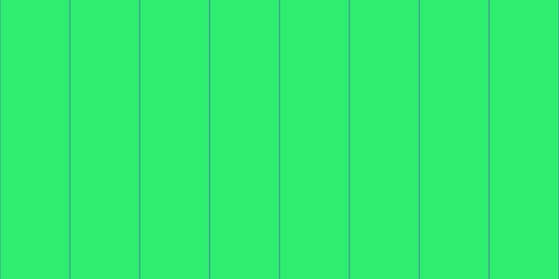 #2dee6f, #46a393 vertical lines, two pixels wide, ninety-eight pixels apart