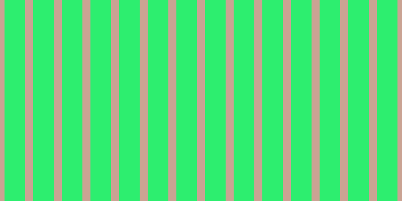 #2dee6f, #caa393 vertical lines, sixteen pixels wide, forty-one pixels apart