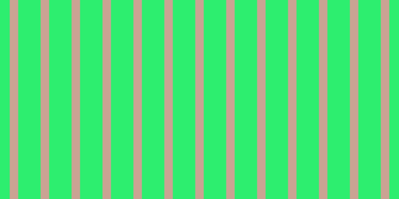 #2dee6f, #caa393 vertical lines, seventeen pixels wide, forty-five pixels apart