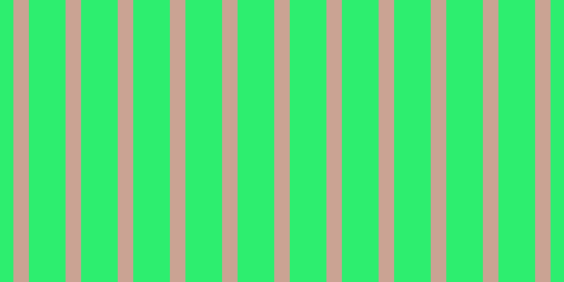 #2dee6f, #caa393 vertical lines, twenty-two pixels wide, fifty-two pixels apart