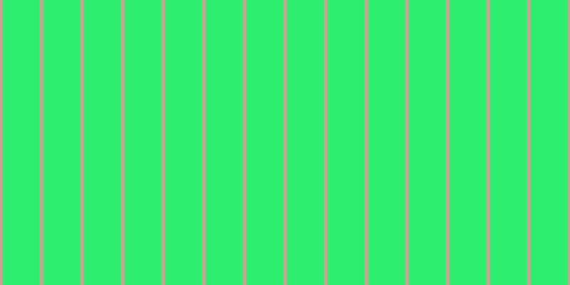 #2dee6f, #caa393 vertical lines, five pixels wide, fifty-two pixels apart