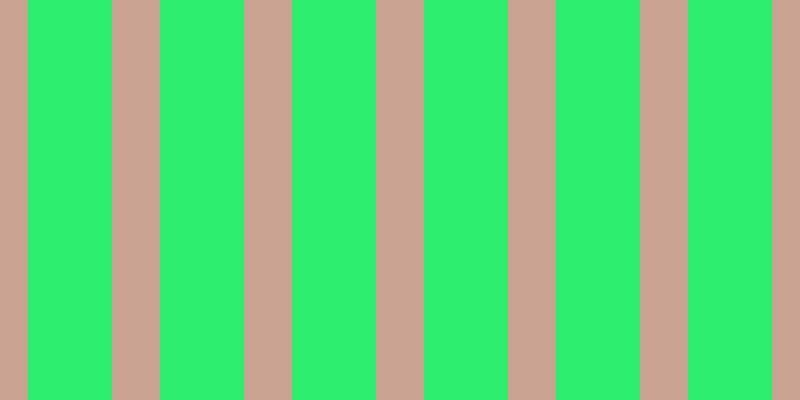#2dee6f, #caa393 vertical lines, forty-eight pixels wide, eighty-four pixels apart